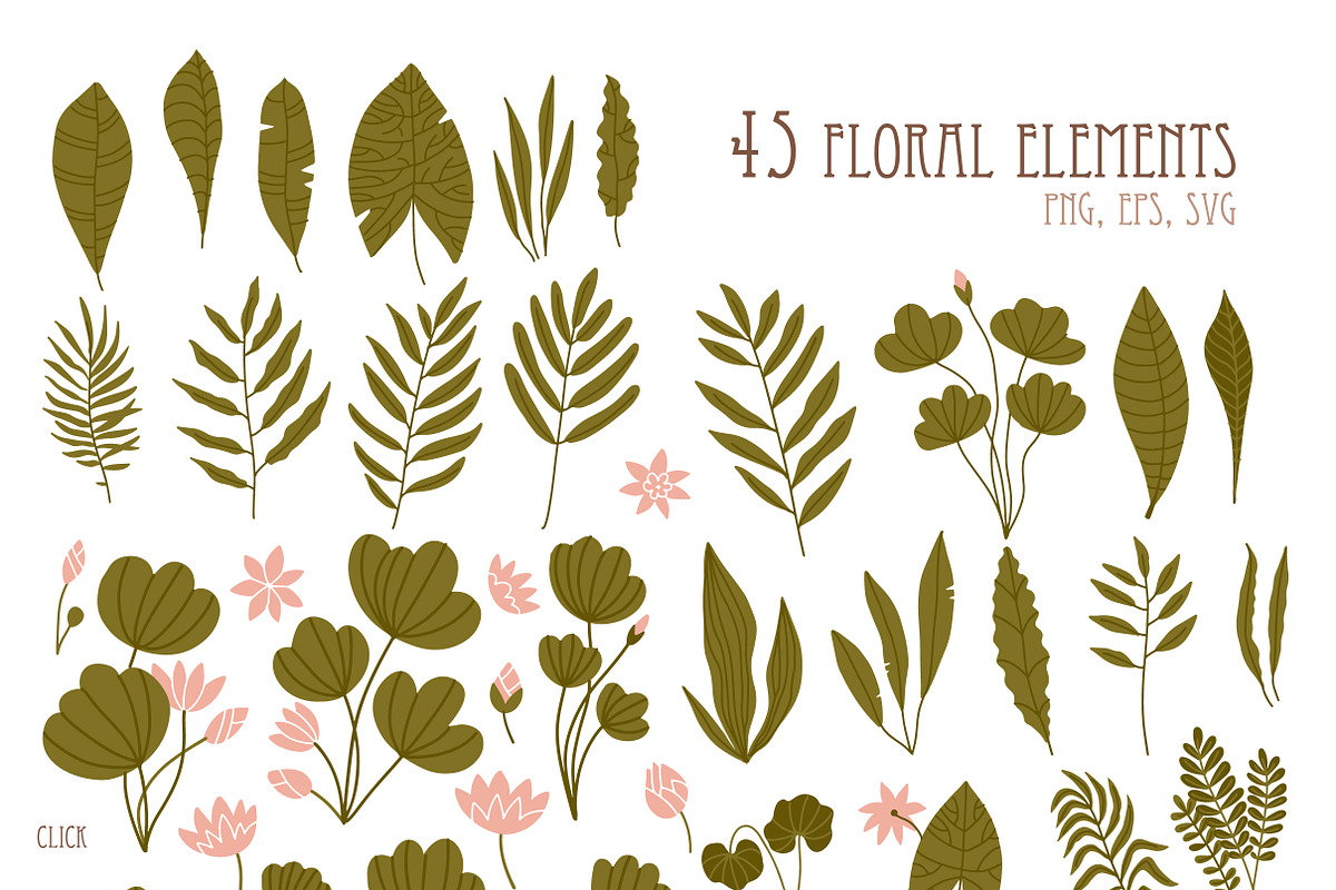 Summer Female Boho Graphics Set, a Decorative Illustration by Lana Sham (Photo 3 of 13)