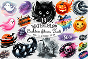 Brushstroke Halloween PNG Clipart, an Illustration by Designking (Thumbnail 1 of 4)