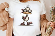 Whimsical Geese Clipart Bundle, an Illustration by Canvas Craft (Thumbnail 6 of 7)