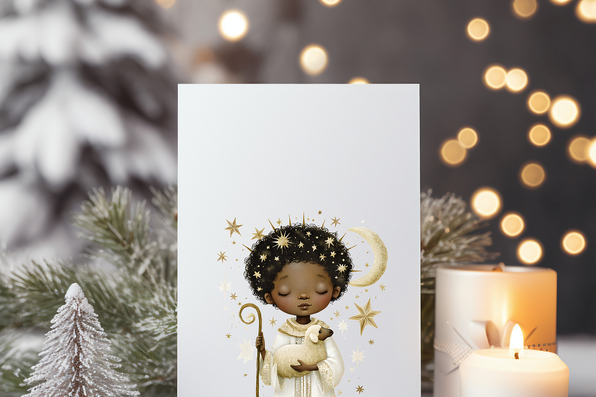 NEUTRAL NATIVITY CLIPART PACK, a Person Illustration by Daring Digies (Photo 9 of 9)