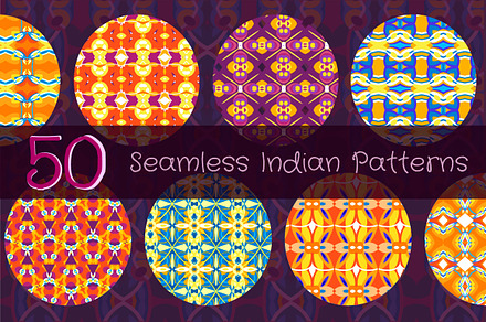Set of Indian patterns