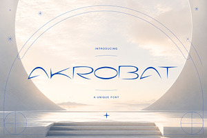 Akrobat - Thin & Elegant Typeface, a Serif Font by HipFonts