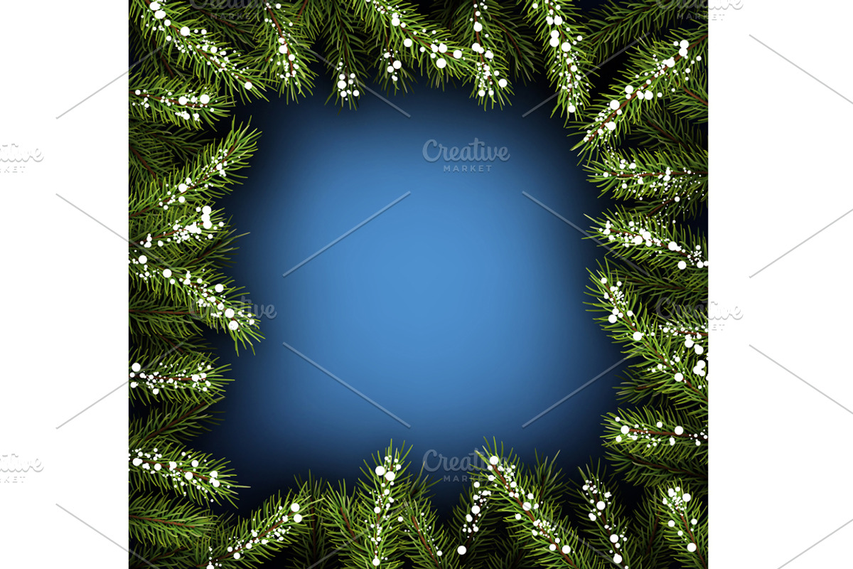 Big blue Christmas and New Year set, a Decorative Illustration by Vjom (Photo 17 of 21)