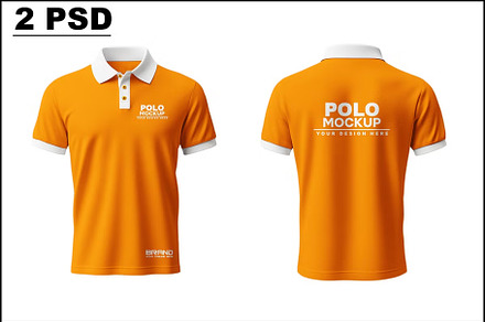 Polo Shirt Mockup, a Shirt Mockup by GraphicsPixel