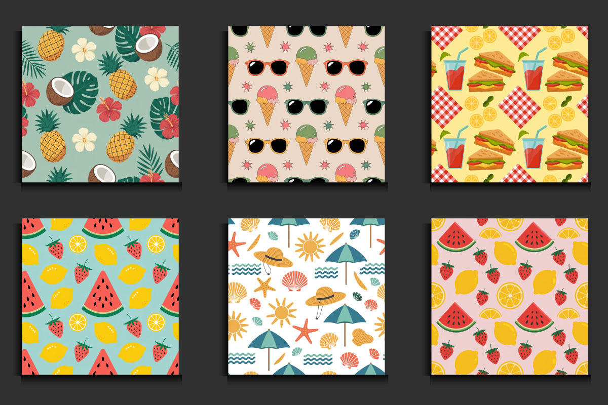 35 Summer Seamless Patterns, a Pattern Graphic by protabsorkar11