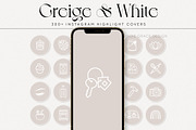 Greige Instagam Highlight Icons, a Social Media Template by Indie Grace Design (Thumbnail 1 of 7)