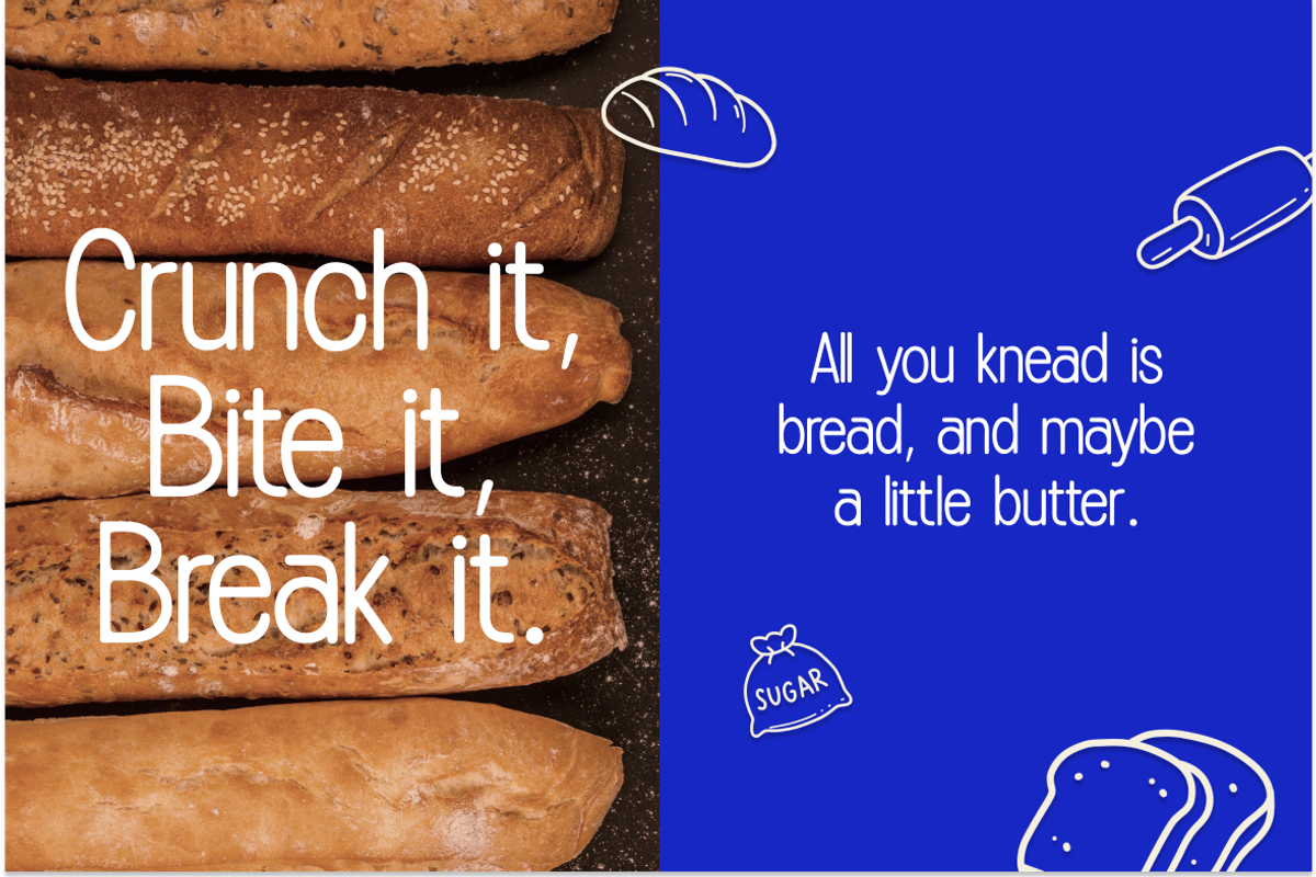 Munchy Cookie Handwritten Sans Font, a Sans Serif Font by Vadovastd (Photo 5 of 7)