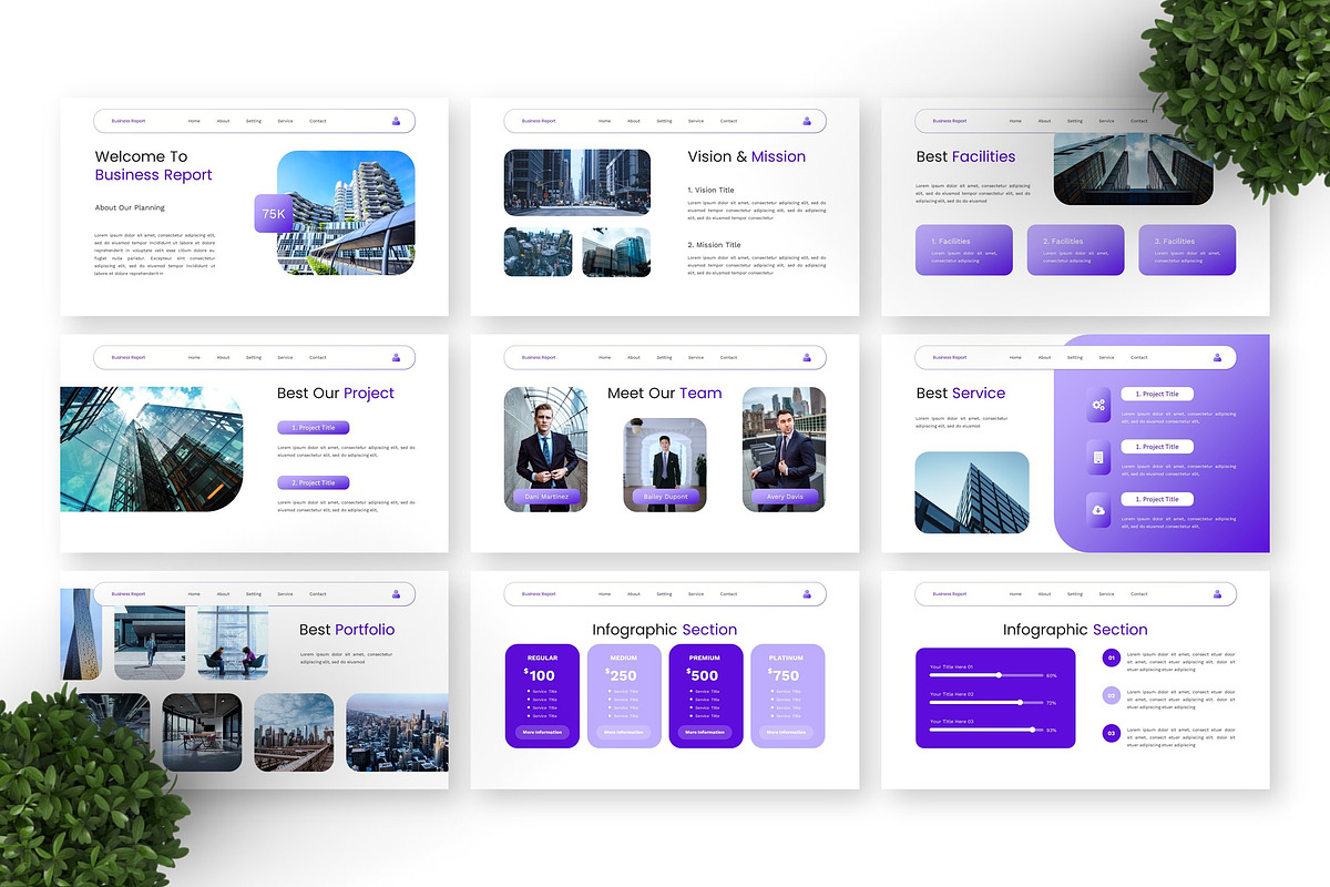 Business Report - Corporate Key preview 3