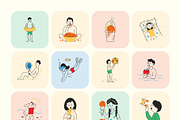 Summer Illustration Art Set, a Seasonal Illustration by Vectors Market (Thumbnail 7 of 8)