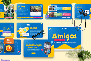 Amigos - Kids Play Powerpoint, a Presentation Template by Dhabee
