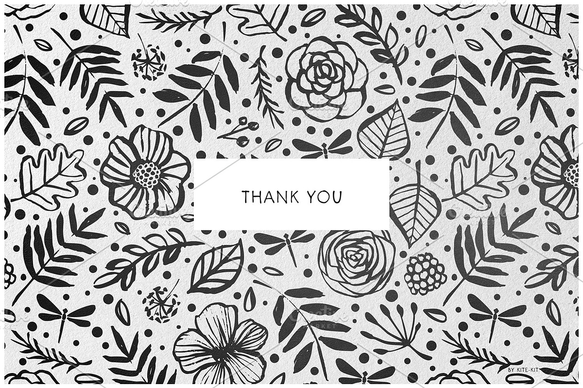 400+ Hand drawn Nature Elements Pack, an Animal Illustration by kite-kit (Photo 10 of 10)