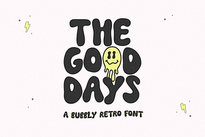 The Good Days | Retro Font, a Handwritten Font by KA Designs