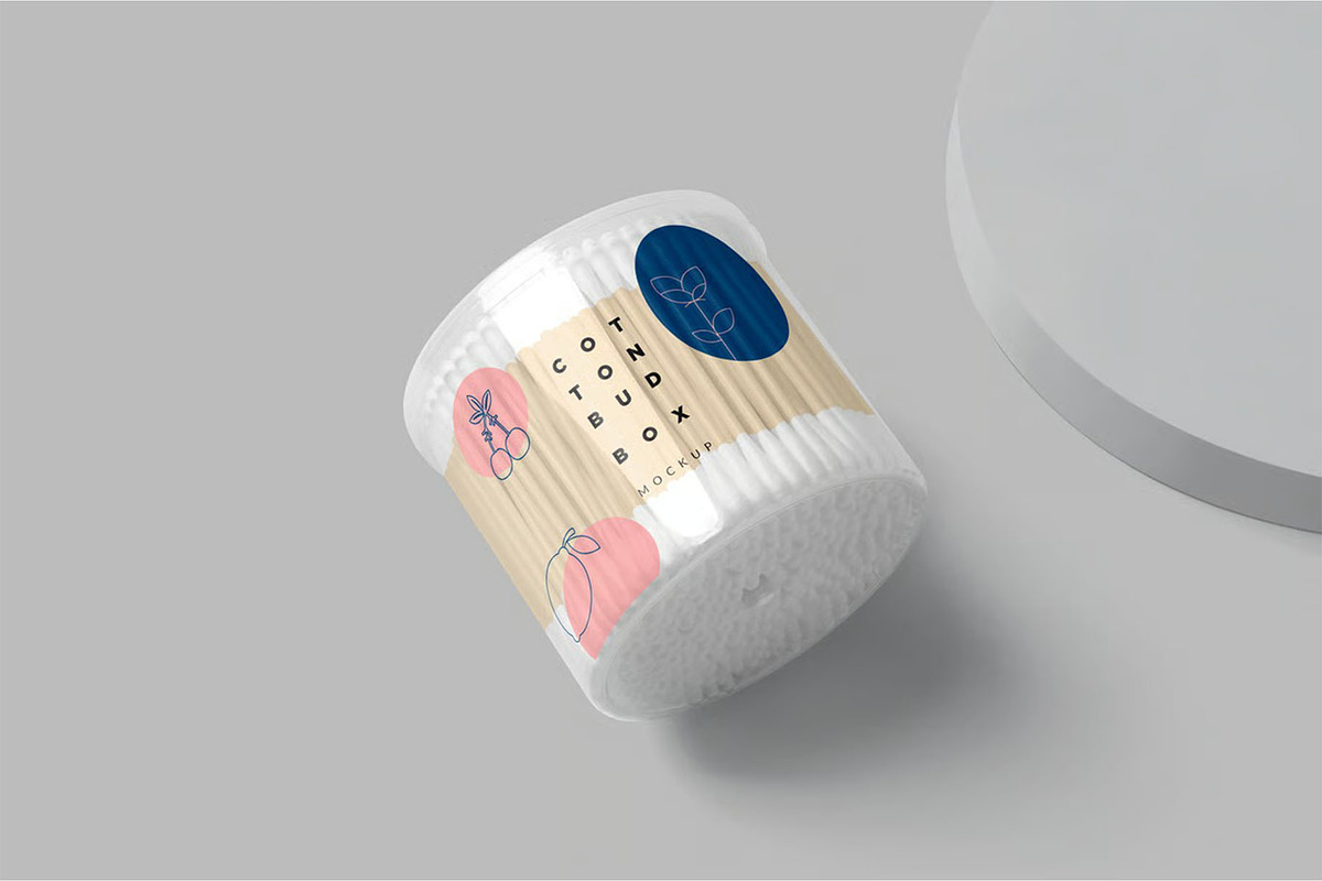 Cotton Bud Box Mockups, a Product Mockup by megostudi0 (Photo 5 of 7)