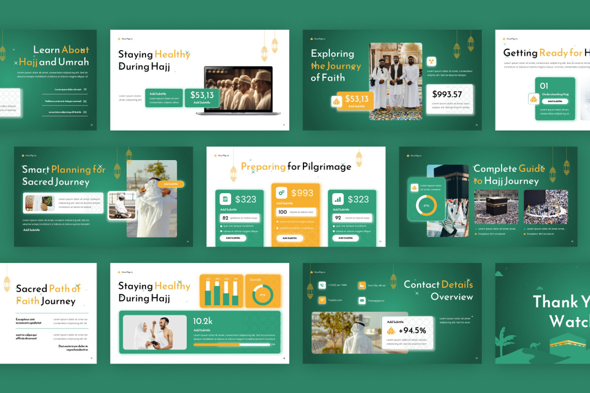 Hajj & Umrah Keynote, a Presentation Template by Loin Studio (Photo 4 of 4)