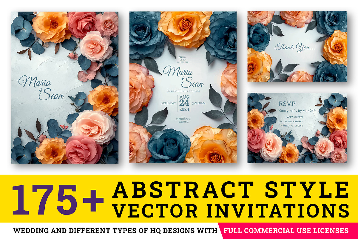175+ Abstract Vector Invitations, an Invitation Template by M6 Gallery (Photo 1 of 126)
