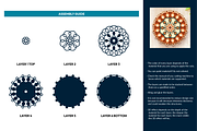 10 - 3D Flower Mandalas Collection, an Object Graphic by Arshad Ali (Thumbnail 12 of 18)