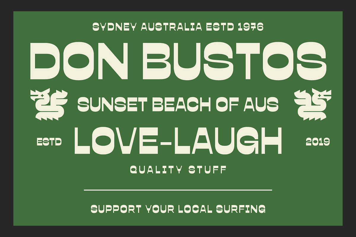 Billy Bonker | Vintage Sans, a Sans Serif Font by Jolicia Type (Photo 4 of 11)