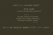 New Wave Vintage Cursive Script Font, a Script Font by Ashiya Pixel (Thumbnail 8 of 9)