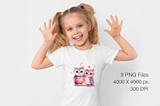 Cute Owls for Valentines Day., an Animal Illustration by KENO Mascots (Thumbnail 7 of 10)