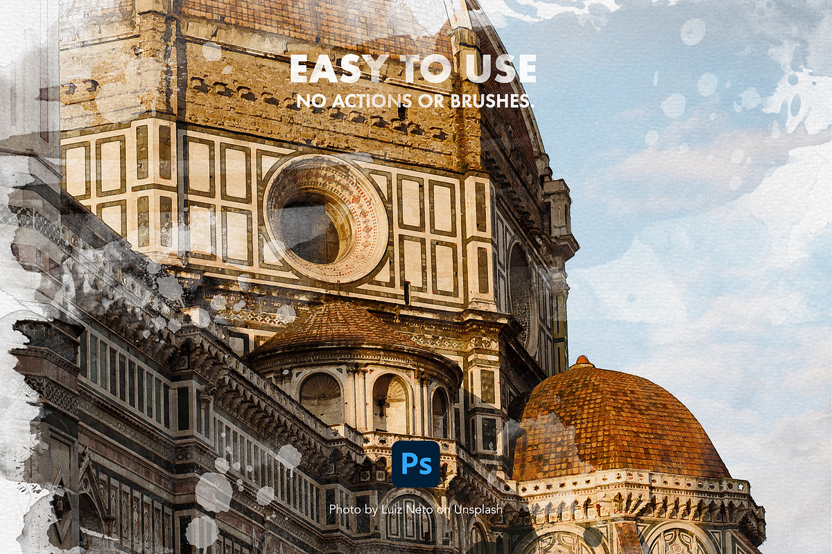 Watercolor Effect Photoshop Creator, a Templates & Theme by AdeptDept (Photo 8 of 10)