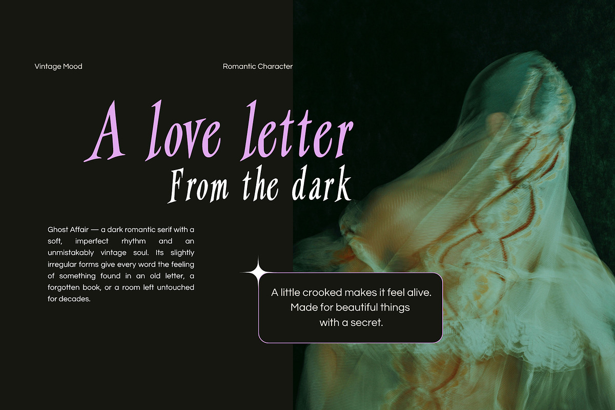 Gothic Romantic Display Serif Font, a Serif Font by foxsong (Photo 2 of 6)