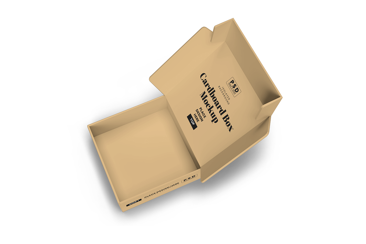 Opened Box Mockup, a Product Mockup by DigitAuras (Photo 2 of 3)