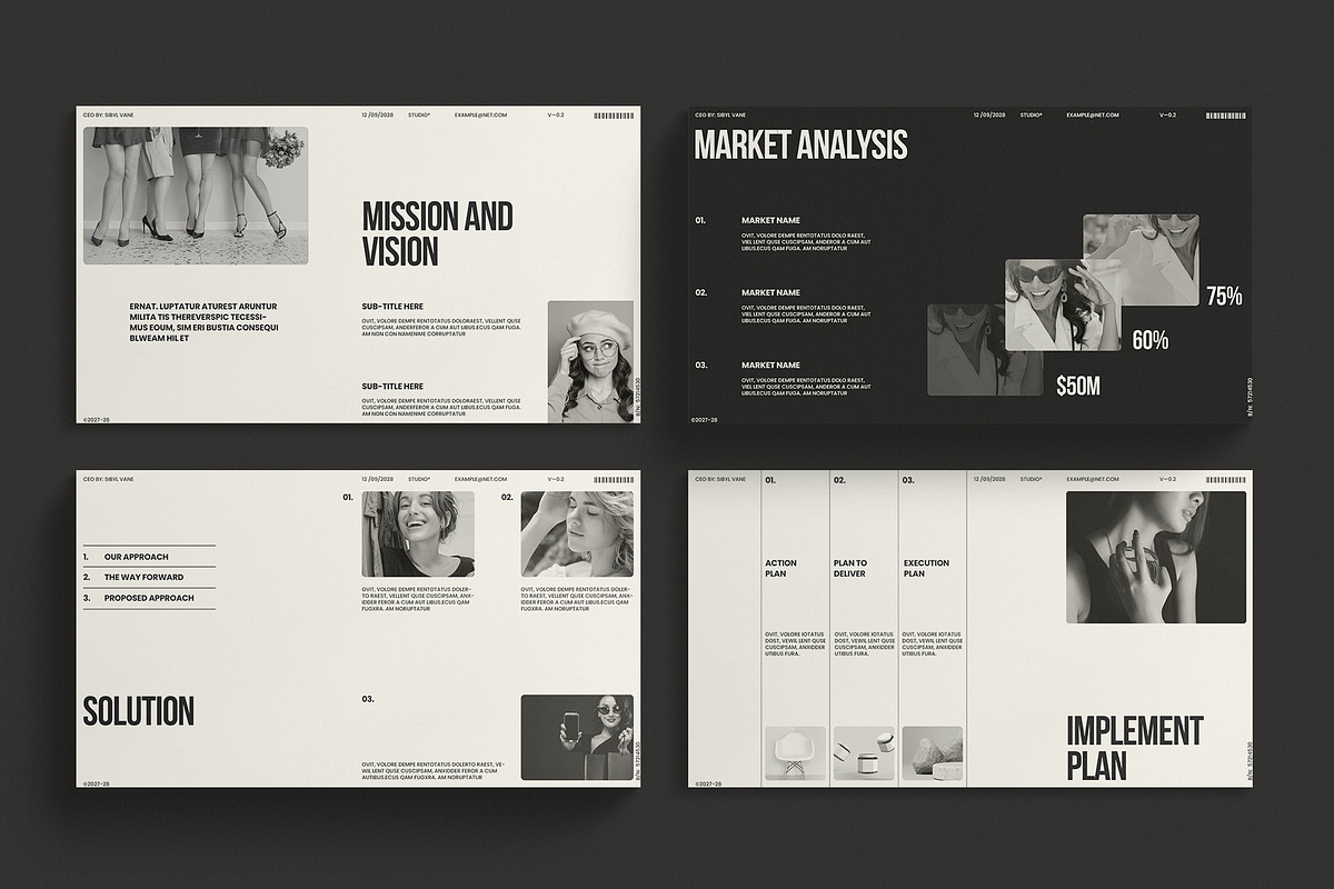 Proposal Presentation Template, a Presentation Template by RedGiant (Photo 3 of 6)