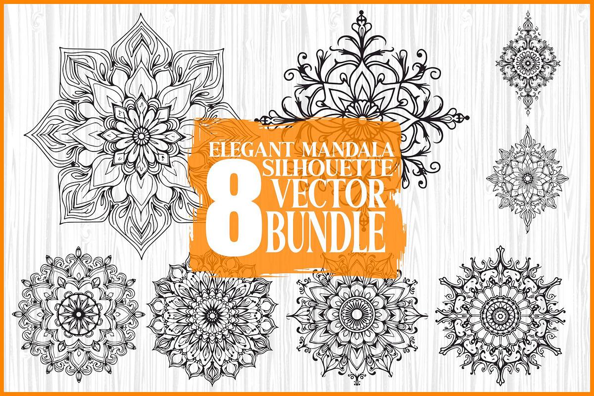 Decorative Mandala Vector, an Illustration by hafijul (Photo 1 of 9)