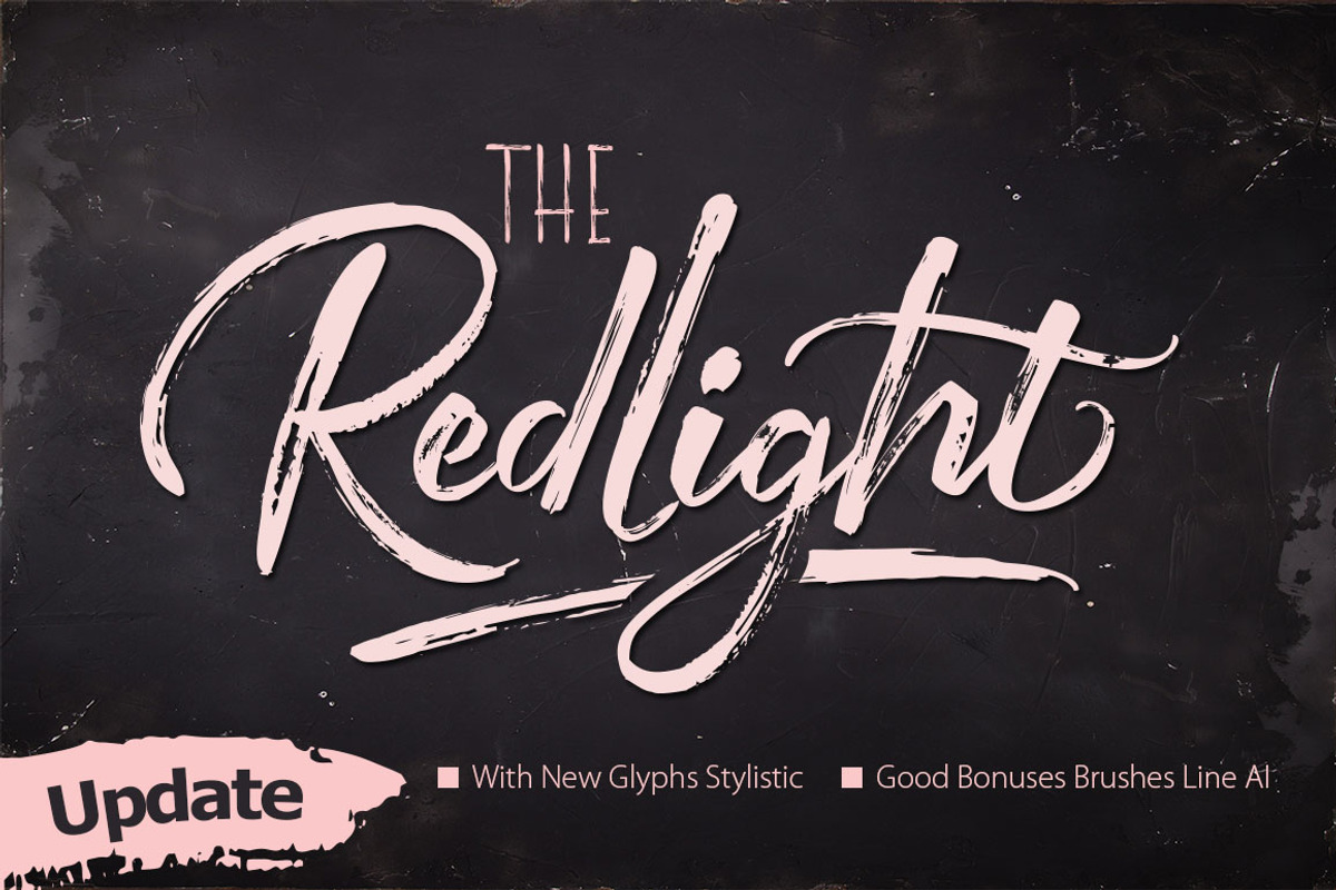 The Redlight Font Duo (UPDATE) preview 2