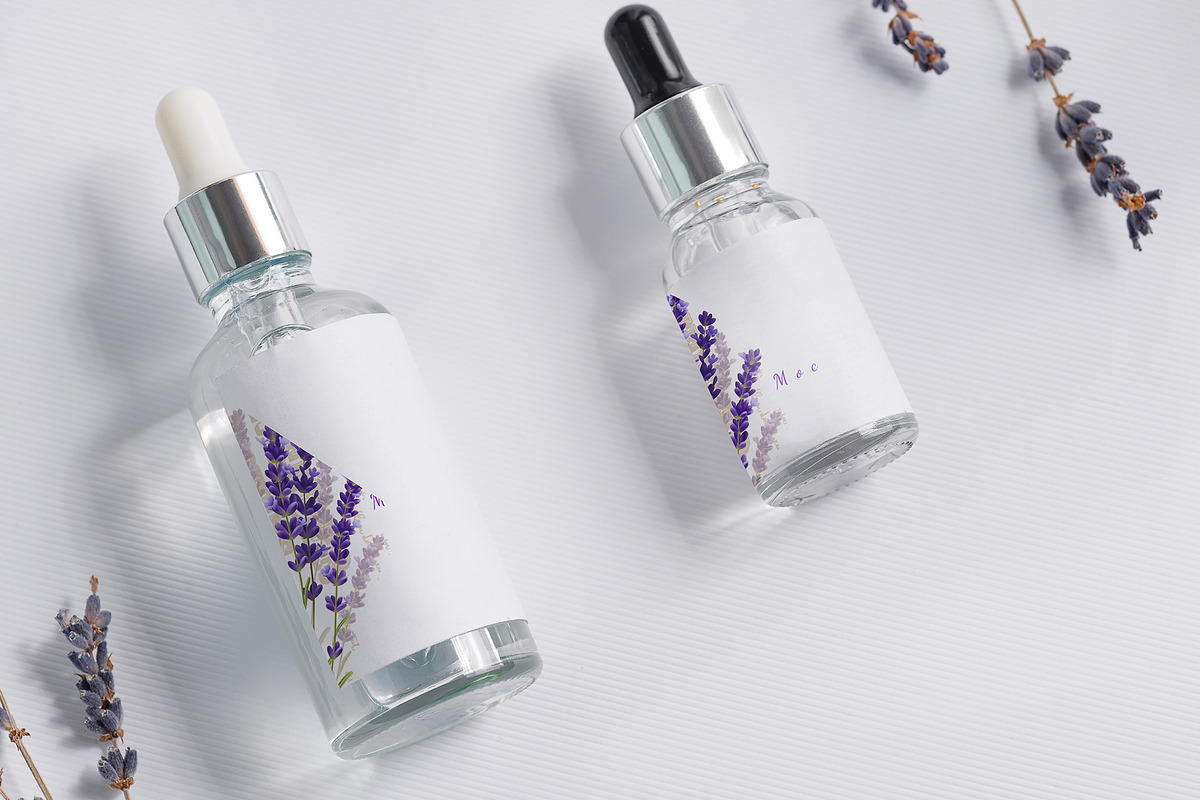 Lavender cosmetics Mockup, a Packaging Mockup by YuMyart (Photo 7 of 10)