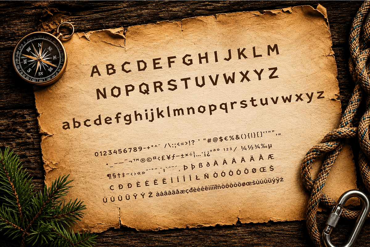 Roughcraft Font – Bold Handmade, a Handwritten Font by Letterhanna Studio (Photo 2 of 9)