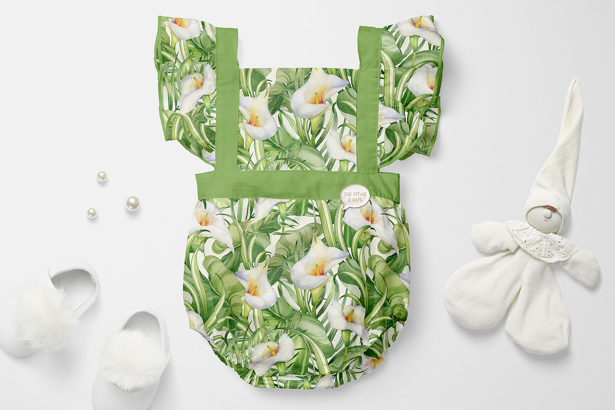 Calla Lily Seamless Pattern, a Pattern Graphic by PicByKate (Photo 13 of 13)