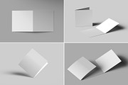 Square Bi-Fold Brochure Mockup, an Advertising Mockup by Illusiongraphic (Thumbnail 21 of 22)