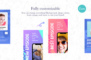 Podcast Instagram Stories Canva, a Social Media Template by Crevo Studio (Thumbnail 4 of 10)