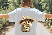 Whimsical Animals Ice Cream Clipart, an Illustration by Digital Artistic99 (Thumbnail 8 of 11)