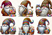 Watercolor Easter Gnomi Clipart, an Illustration by DreamCafeArt (Thumbnail 3 of 4)