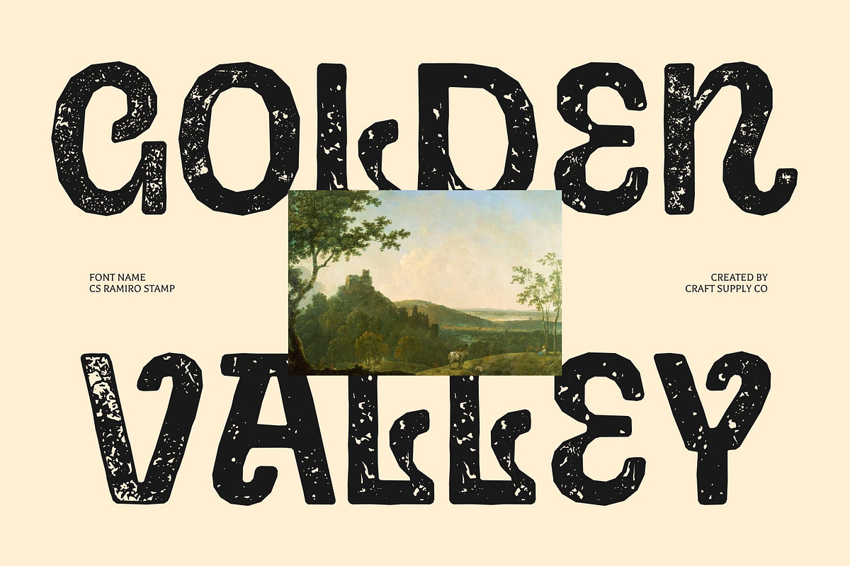 CS Ramiro Stamp, a Sans Serif Font by Craft Supply Co. (Photo 6 of 8)