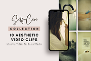 Self-Care: 10 Aesthetic Video Clips, a Social Media Template by sociallyswanky (Thumbnail 1 of 5)