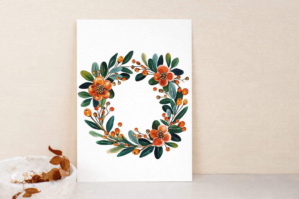 Watercolor Floral Frames Spring PNG, an Illustration by Libby Wishes (Photo 7 of 7)