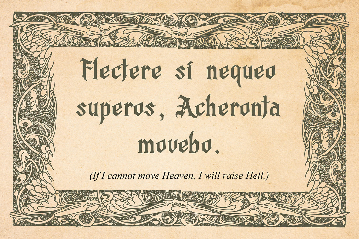 Grogoth - Filthy Gothic Font, a Blackletter Font by Anomali Creatype (Photo 6 of 11)