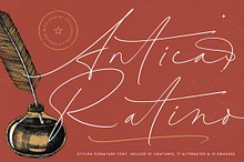 Antica Ratino Stylish Signature Font