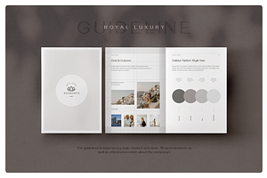 Luxury Brand Guideline Template