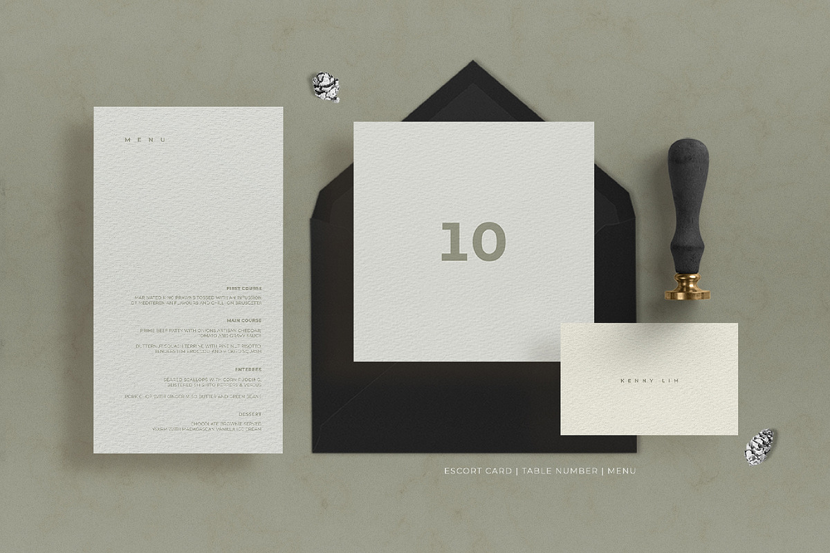Wedding Invite Suite Minimalist, an Invitation Template by Azka Creative (Photo 2 of 4)