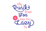 Blackyard Script & Sans - 40% off, a Script Font by vuuuds (Thumbnail 2 of 4)
