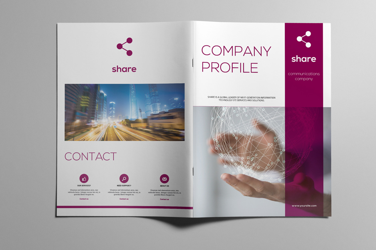 Lavender Company Profile, a Brochure Template by Boris Cupac (Photo 11 of 11)