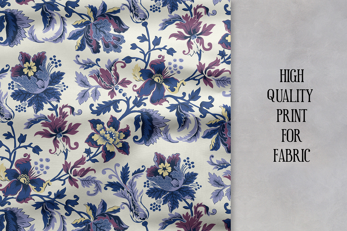 Batik Floral Summer Patterns, a Pattern Graphic by ASTUDIO (Photo 2 of 8)