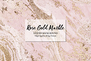 Rose Gold Marble Textures, a Texture Graphic by Artemisia_Art (Thumbnail 1 of 5)