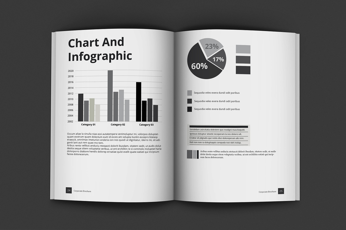 Black And White Proposal Project, a Brochure Template by feydesign (Photo 13 of 16)
