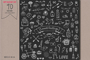 90 Hand drawn Love Elements&Symbols, an Icon by Natasha-Pankina.com (Thumbnail 5 of 6)