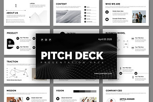Pitch Deck  Presentation Template, a Presentation Template by MightyDesign